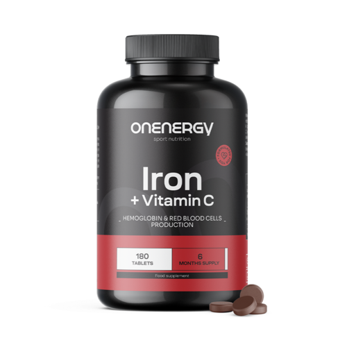 Fier + vitamina C, 180 de comprimate