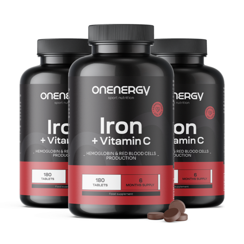 3x Fier + vitamina C, total 540 de comprimate