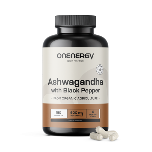 Ashwagandha cu piper negru, 180 de capsule