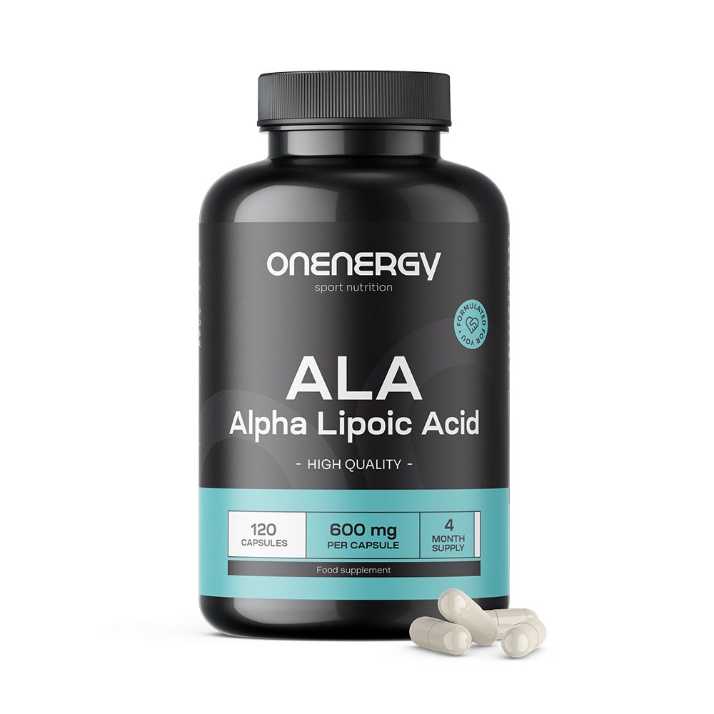 ALA - acid alfa lipoic 600 mg, 120 de capsule - On-Energy.ro