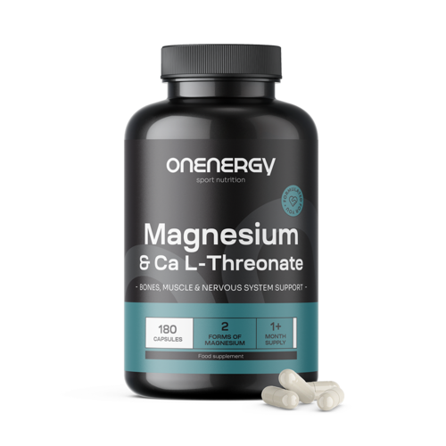 Magneziu + L-Treonat de Calciu, 180 de capsule