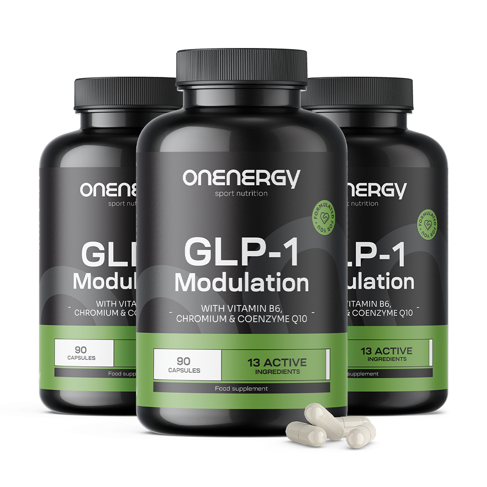 3x GLP-1 Modulation  complex pentru susinerea metabolismului, total 270  de capsule - On-Energy.ro