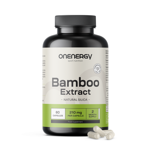 Extract de bambus 15:1 – siliciu natural, 60 de capsule