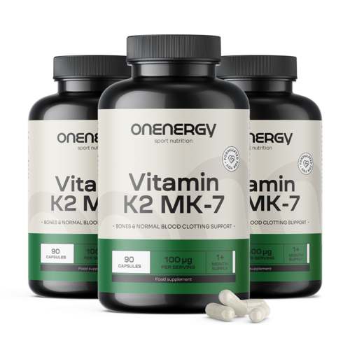3x Vitamina K2 MK-7, total 270 de capsule