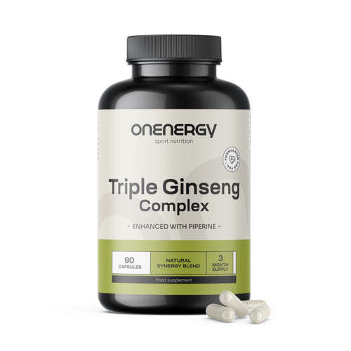 Complex triplu de ginseng, 90 de capsule