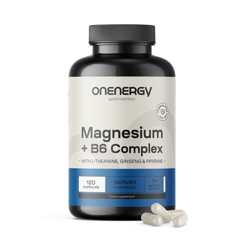 Complex de magneziu + B6, 120 de capsule