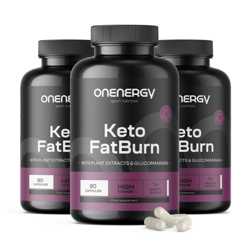 3x Keto FatBurn, total 270 de capsule