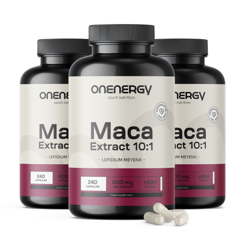 3x Maca – extract 10:1, total 720 de capsule