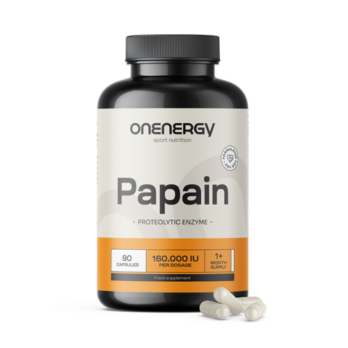 Papaină 320 mg, 90 de capsule