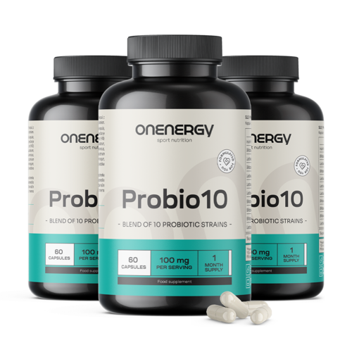 3x Probio10 – complex de culturi microbiologice, total 180 de capsule