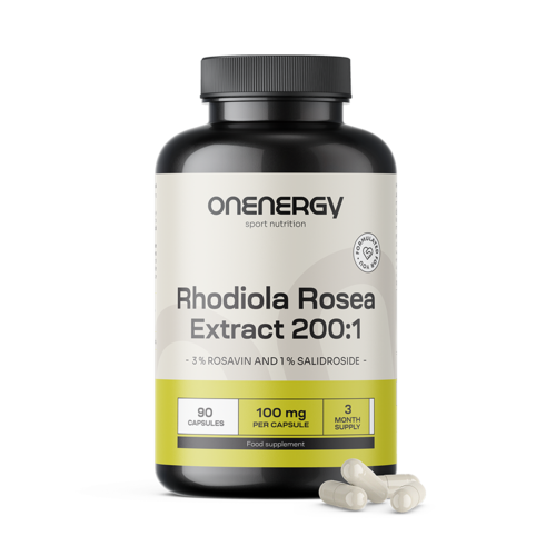 Rhodiola – extract 200:1, 90 de capsule