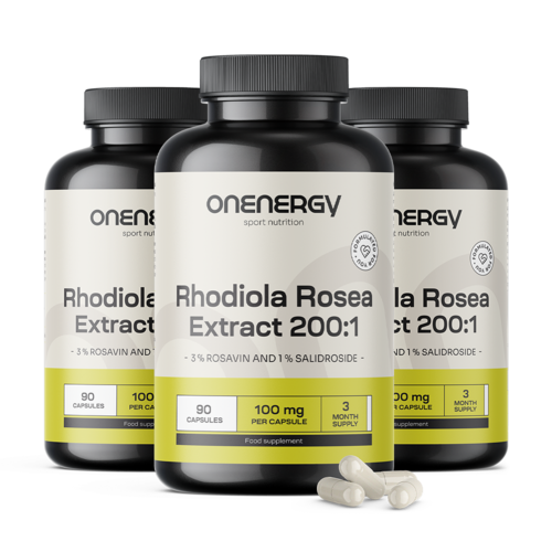 3x Rhodiola – extract 200:1, total 270 de capsule