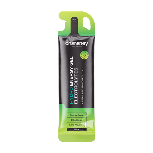Hydro gel energizant cu electroliți – lime, 55 ml