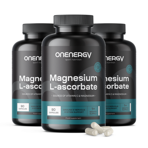 3x L-ascorbat de magneziu, total 270 de capsule