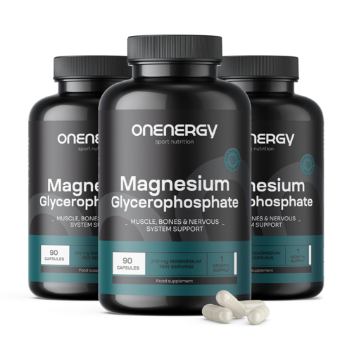 3x Glicerofosfat de magneziu, total 270 de capsule