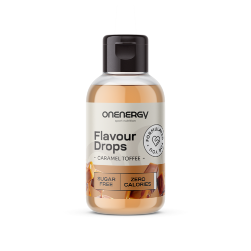 Flavour Drops picături cu îndulcitor – caramel toffee, 50 ml