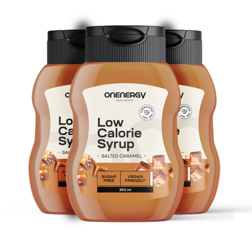 3x Sirop hipocaloric cu îndulcitor – caramel sărat, total 1050 ml